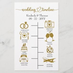 Hochzeitsstipendiaten Icon Chic Script Wedding Sta Briefpapier