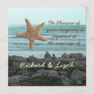 Hochzeitsstrand Einladung