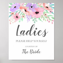 Hochzeitssymbol - Damenbäder Poster