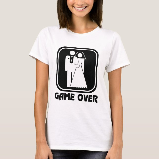 Hochzeitssymbol: Spiel über T - Shirt (Vorderseite)