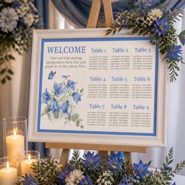 Hochzeitstabelle für Blaublume Poster (Von Creator hochgeladen)
