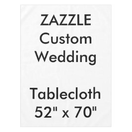 Hochzeitstablette 52" x 70" tischdecke