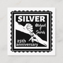 Hochzeitstag 25 Jahre Silber