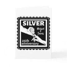Hochzeitstag 25 Jahre Silber