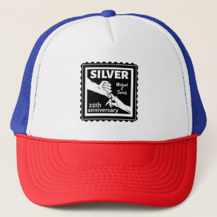 Hochzeitstag 25 Jahre Silber Truckerkappe
