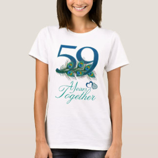 Hochzeitstag / 59 / 59 / 59. / Zahl 59 T-Shirt
