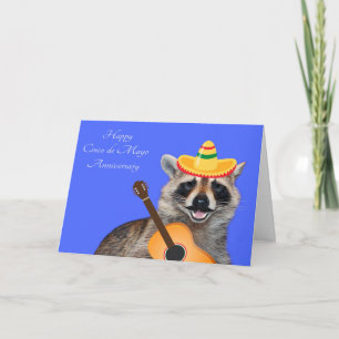 Hochzeitstag auf Cinco De Mayo Karte