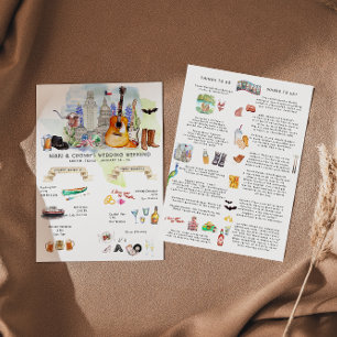 Hochzeitstag   Austin, Texas Einladung