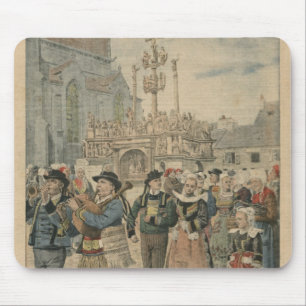 Hochzeitstag bei Plougastel Bretagne Mousepad