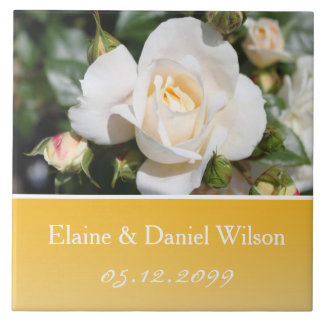 Hochzeitstag der hübschen Blume Fliese