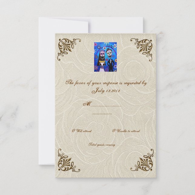 Hochzeitstag des RSVP für Tote Hochzeit (Vorderseite)