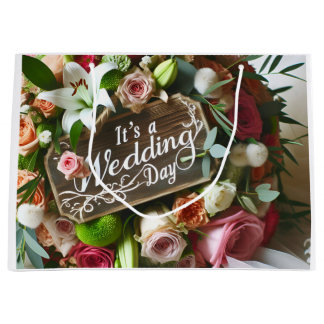 Hochzeitstag, feierliches Bouquet von Natasha Us Große Geschenktüte