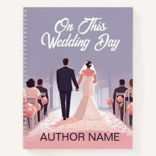 Hochzeitstag Fiktion Buchcover-Notebook Notizbuch