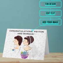 Hochzeitstag Gratulation Gender Neutral Card