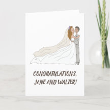 Hochzeitstag Gratulationskarte nach Maß