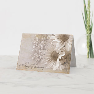 Hochzeitstag im Bouquet Karte