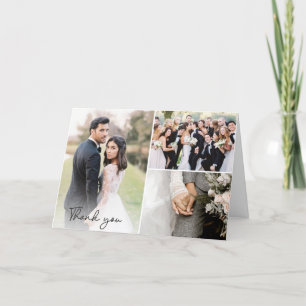 Hochzeitstag Individuelle Fotocollage Dankeskarten Dankeskarte