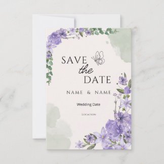 Hochzeitstag-Karte 'Datum vormerken' Save The Date