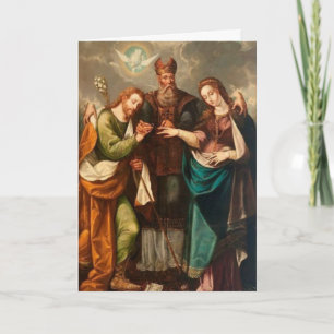 HOCHZEITSTAG MARY JOSEPH VERLOBUNG KARTE