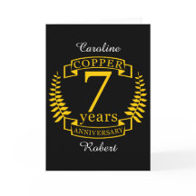 Hochzeitstag mit Kupfer 7 Jahre