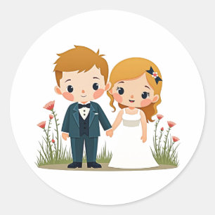 Hochzeitstag - Paar Sticker