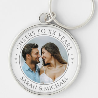 Hochzeitstag Personalisiertes Foto Schlüsselanhänger