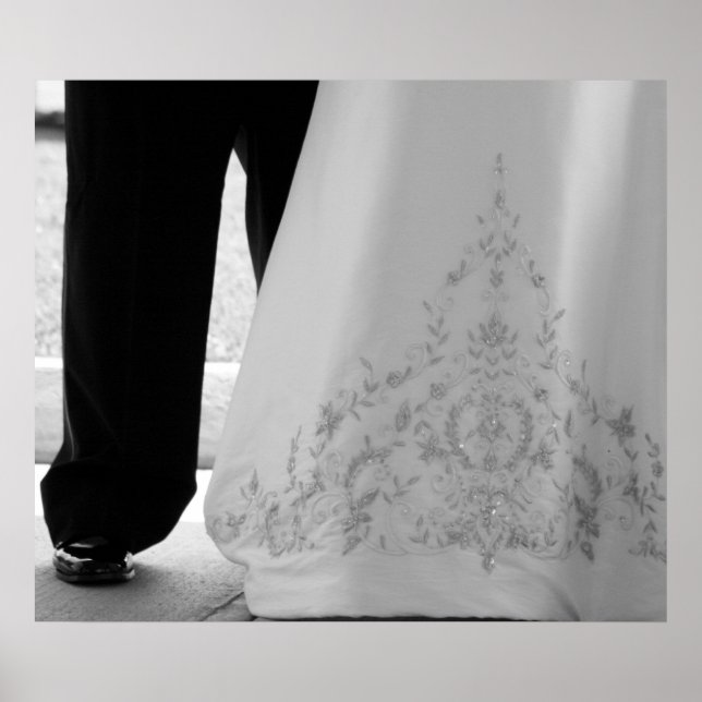 Hochzeitstag-Poster Poster (Vorne)