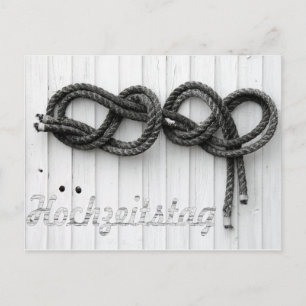 Hochzeitstag Postkarte