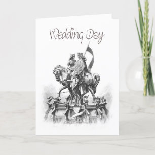 Hochzeitstag-Renaissance-Sketch Karte