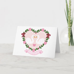 Hochzeitstag Valentinstag Für immer verliebt Karte