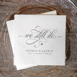 Hochzeitstag - Verlängerung machen wir noch Serviette