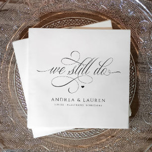 Hochzeitstag - Verlängerung machen wir noch Serviette