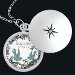 Hochzeitstag Vintage Vögel Jahrestag Nekklace Sterling Silberkette<br><div class="desc">Keepake Necklaces wählen Sie entweder Silber Platin oder Sterling Silver</div>