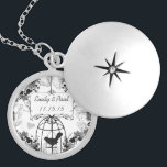 Hochzeitstag Vintager Geburtstag Geburtstag Jubilä Medaillon<br><div class="desc">Keepake Necklaces wählen Sie entweder Silber Platin oder Sterling Silver</div>