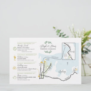 Hochzeitstag Willkommen Karte AUS - für STEPH