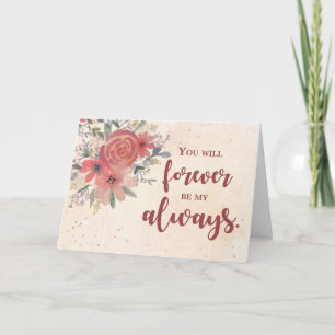 Hochzeitstag zum Ehegatten für immer mein Dasein Karte
