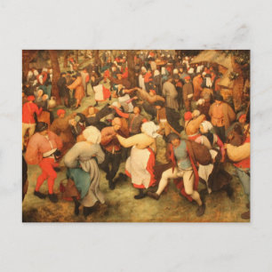 Hochzeitstanz - 1566 postkarte