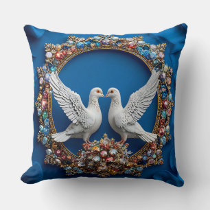 Hochzeitstaube Kunst Kissen