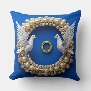 Hochzeitstaube Kunst Kissen