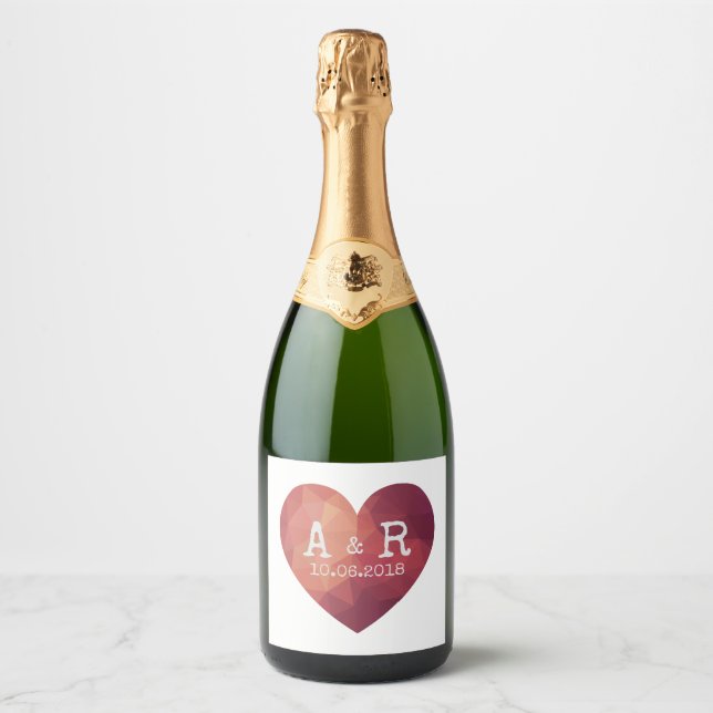 Hochzeitstermin für ein rotes Herz (Vorderseite)