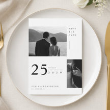 Hochzeitstermin-Karte zum Speichern des Termins.