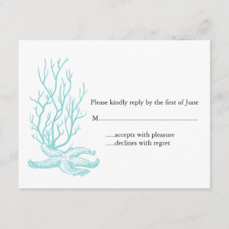 Hochzeitstermin RSVP Karte