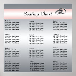 Hochzeitstich-Plakatposter Poster