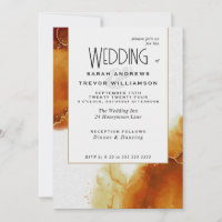 Hochzeitstich Topaz Abstrakter Marmor