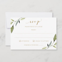 Hochzeitstiche Reben Wählen Sie eine andere Option RSVP Karte