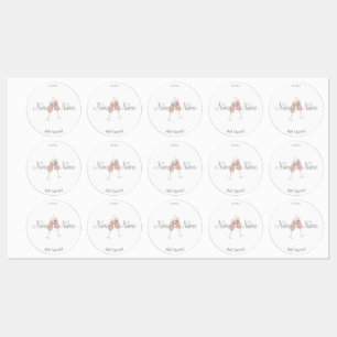 Hochzeitsticker für Karten - Dankeschön-Karten Etiketten