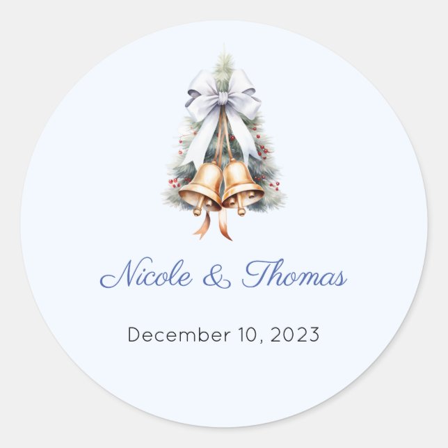 Hochzeitsticker, Hochzeitstiefel, Skript, Liebe Runder Aufkleber (Vorderseite)