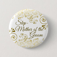 Hochzeitstiefmutter des Groom Gold Filigree