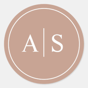 Hochzeitstipps Minimalistisch Stationery/Gefälligk Runder Aufkleber