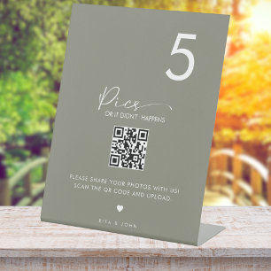 Hochzeitstisch-Bilder oder nicht eingetretene Seet Sockelschild